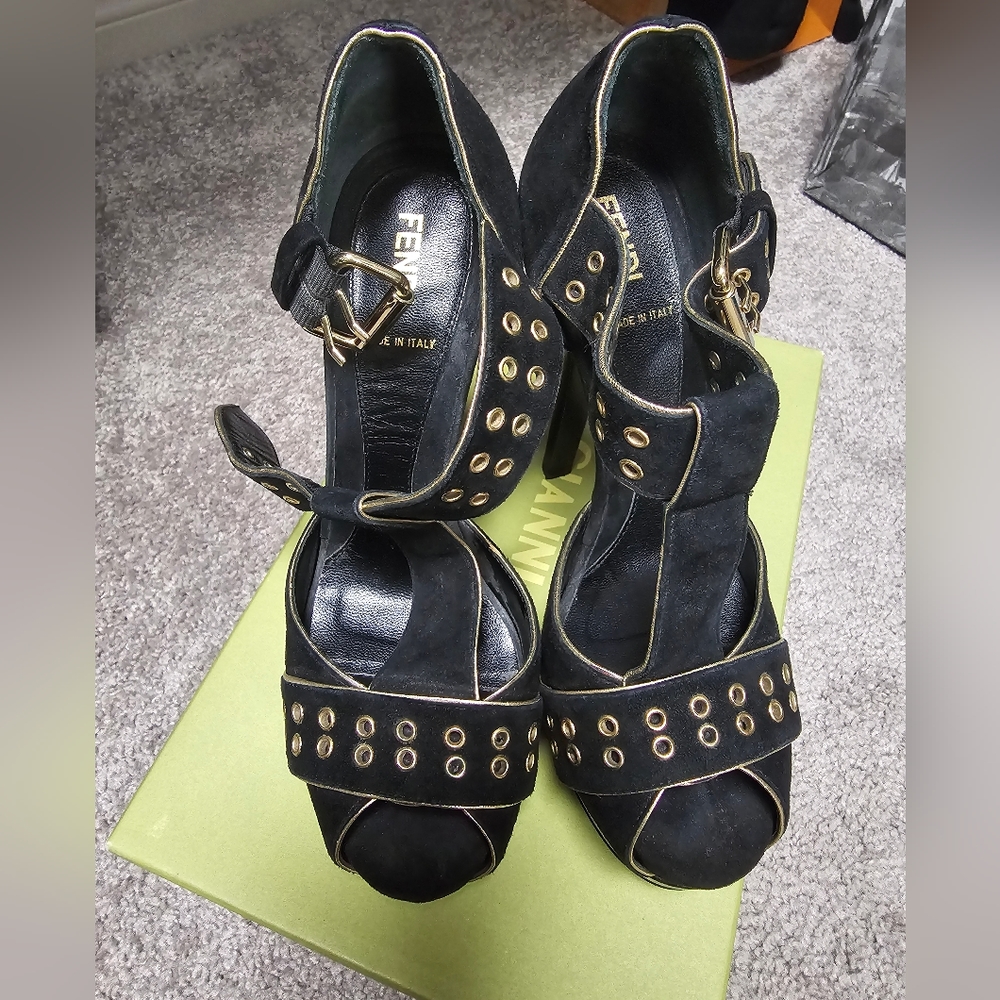 Fendi Stiletto Platform Heels